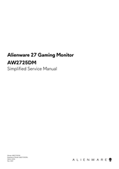Dell Alienware AW2725DM Simplified Service Manual