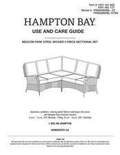 HAMPTON BAY 1001 582 127 Use And Care Manual