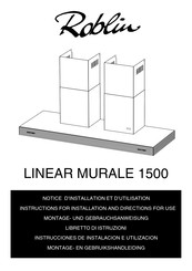 ROBLIN LINEAR 1500 MURALE Instructions For Installation And Directions For Use