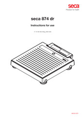 Seca 874 134 1139 Instructions For Use Manual