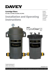 Davey Crystal Clear ER Series Installation And Operating Instructions Manual