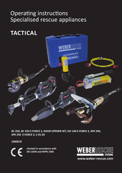 Weber Rescue Systems DOOR OPENER SET Operating Instructions Manual
