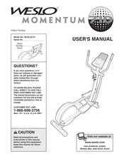 Icon WESLO MOMENTUM 710 User Manual
