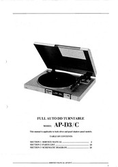 Akai AP-D3/C Service Manual
