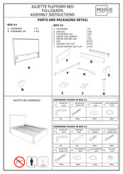 Modus Furniture JULIETTE Assembly Instructions Manual