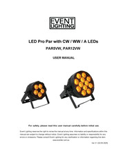 Event Lighting PAR12VW User Manual