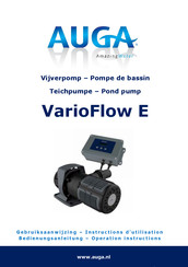 Auga VarioFlow E-10 Operating Instructions Manual