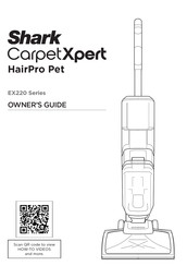 Shark CarpetXpert HairPro Pet EX220 Series Owner's Manual
