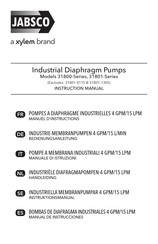 Xylem JABSCO 31800-0092 Instruction Manual