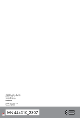 Silvercrest 444310 2307 User Manual