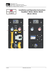 PAW HeatBloc MC42 Installation And Operation Instruction Manual