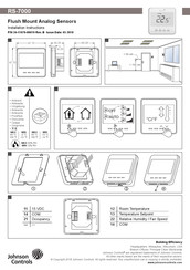 Johnson Controls RS-7000 Installation Instructions Manual