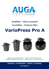 Auga VarioPress Pro A Series Operating Instructions Manual