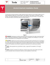 Tesla MODEL X 2021 Installation Manual