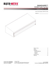 RITE-HITE RAINGUARD RG3000 Mounting Instructions