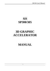 SIS SP305 User Manual
