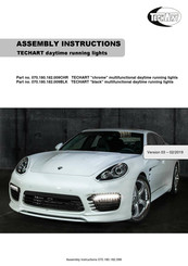 Techart 070.180.182.009BLK Assembly Instructions Manual