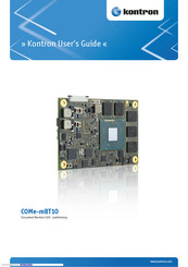 Kontron COMe-mBT10 User Manual