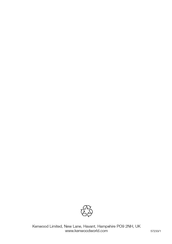 Kenwood DF420 Series Instructions Manual