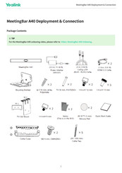 Yealink MeetingBar A40 Connection Instructions
