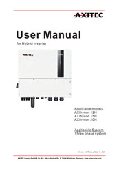AXITEC AXIhycon 20H User Manual