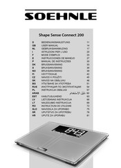 Soehnle Shape Sense Control 200 User Manual