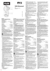Flex VCE CConnect Operating Instructions Manual