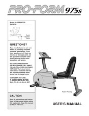 ICON Health & Fitness PFEX97570 User Manual