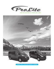 ProLite CAMPER VAN E-VOLUTION 2022 Owner's Manual