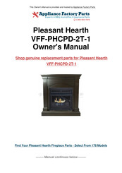 pleasant hearth VFF-PH20DB Owner's Manual