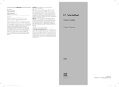 LG SH5A Simple Manual