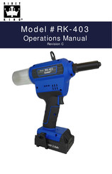 Rivet King RK-403 EcoSet Operation Manual
