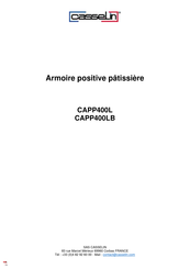 Casselin CAPP400LB Instruction Manual