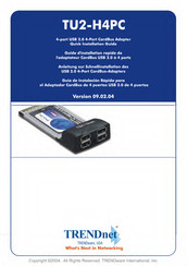 TRENDnet TU2-H4PC Quick Installation Manual