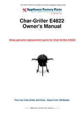 Char-Griller Premium Kettle Owner's Manual