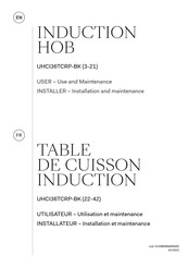 ILVE UHCI36TCRP-BK Use And Maintenance