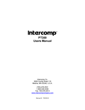 Intercomp PT300 User Manual