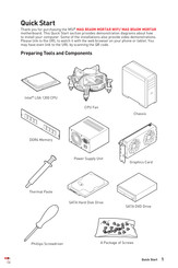 MSI B560M PRO-VDH WIFI Quick Start Manual