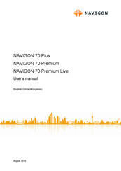 Navigon 70 plus live User Manual