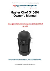 Master Chef G10601 Safe Use, Care And Assembly Manual