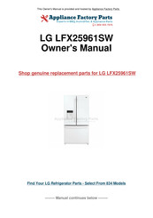 LG LFX25961SW Service Manual