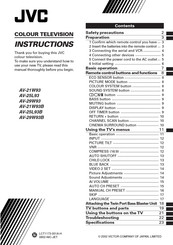 JVC AV-21W93 Instructions Manual