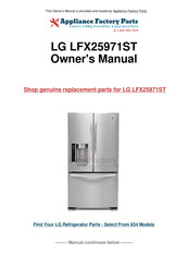 LG LFX25971ST Service Manual
