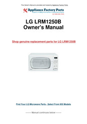 LG LRM1250B Service Manual