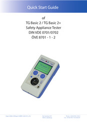 GMW TG Basic 2+ Quick Start Manual