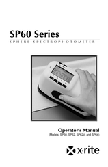 X-Rite SP60 Series Operator's Manual