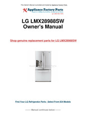LG LMX28988SW Owner's Manual