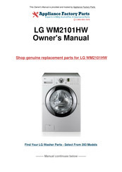 LG WM2101H Series Owner's Manual