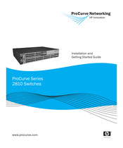 HP ProCurve 2810-48G Installation And Getting Started Manual