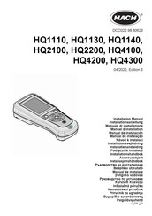 Hach HQ4100 Installation Manual